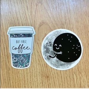 Hydro Flask and laptop stickers